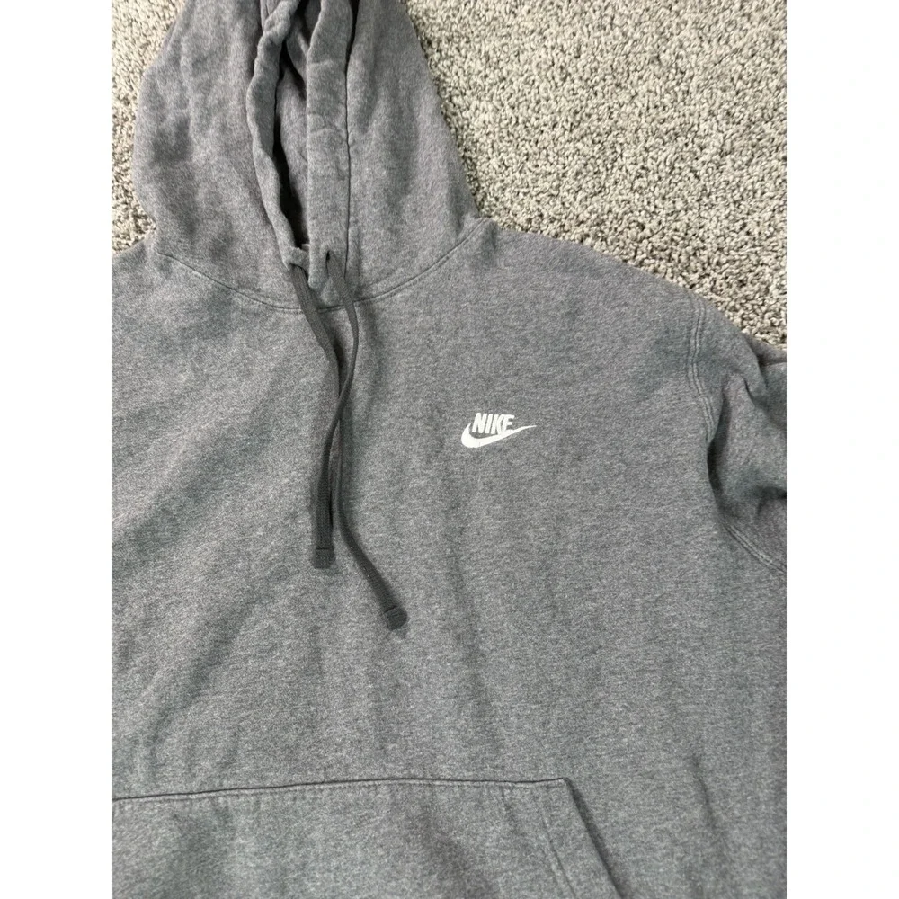 Nike Sportswear Men's Club Fleece Pullover Hoodie Size XL Gray